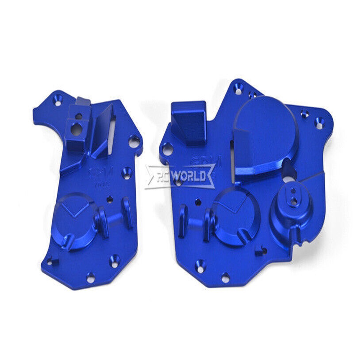 For 1/4 Losi Promoto Bike CHASSIS SIDE COVER Metal Upgrade #MX013 -BLUE-