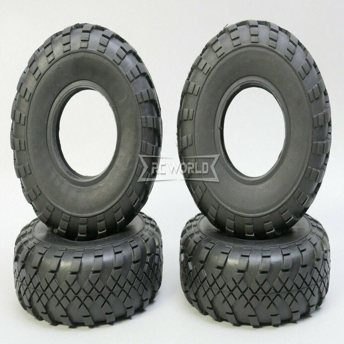 RC 1/10 Rubber TRUCK Tires 1.9 Street Wheels 110mm X 35MM W/ Foam-4PC