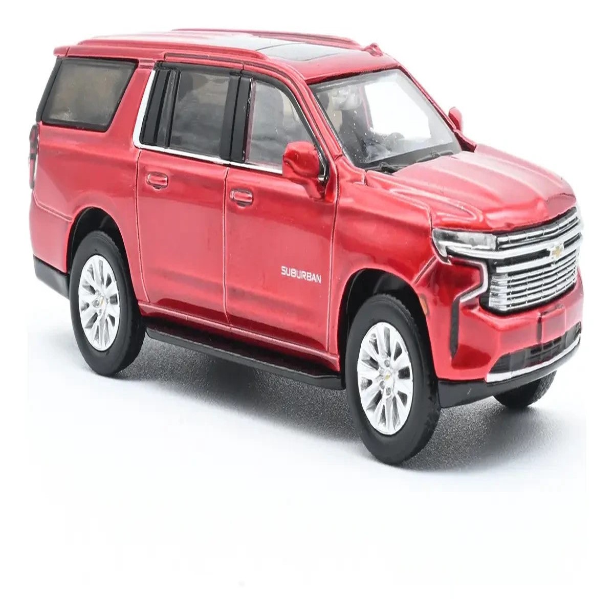 1/64 CHEVY SUBURBAN SUV Die Cast Truck -RED-