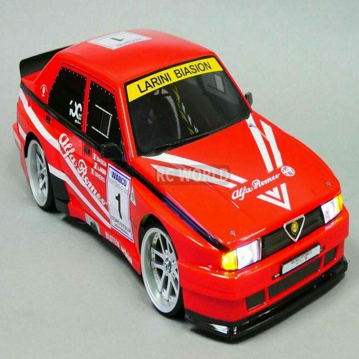 1/10 ALFA ROMEO 75 Turbo EVO Body Shell 190mm -CLEAR-