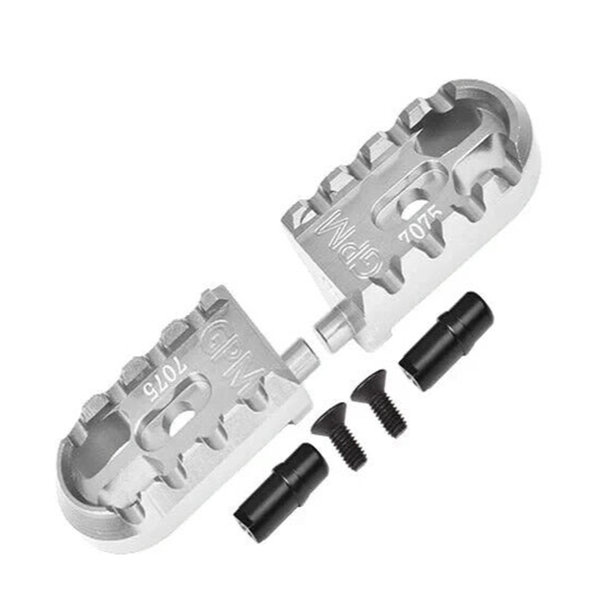 For 1/4 Losi Promoto Bike FOOT PEGS SET Metal Upgrade #MX014 -SILVER-