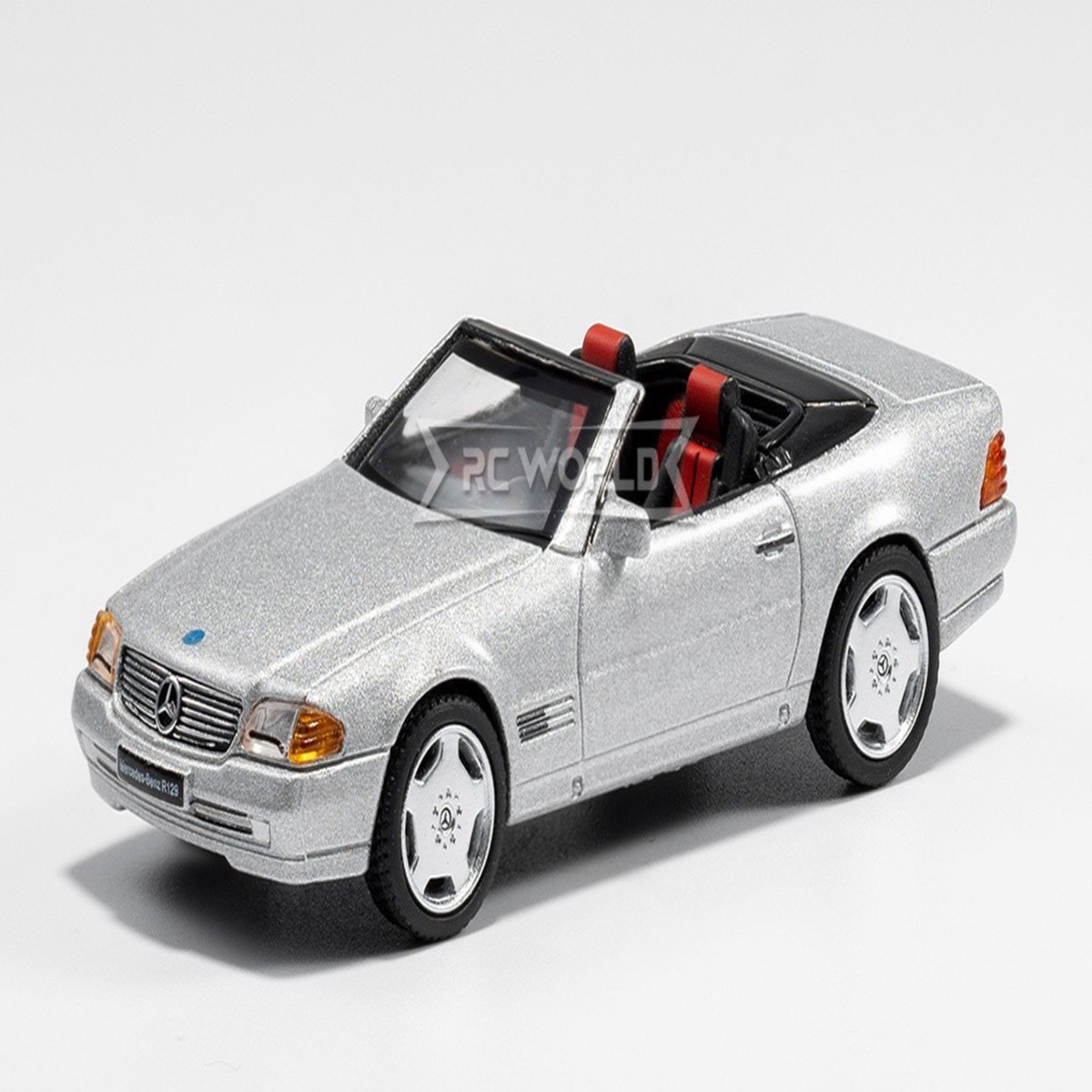 GCD 1/64 MERCEDES BENZ SL500 Convertible 2001 Die Cast Car -SILVER-
