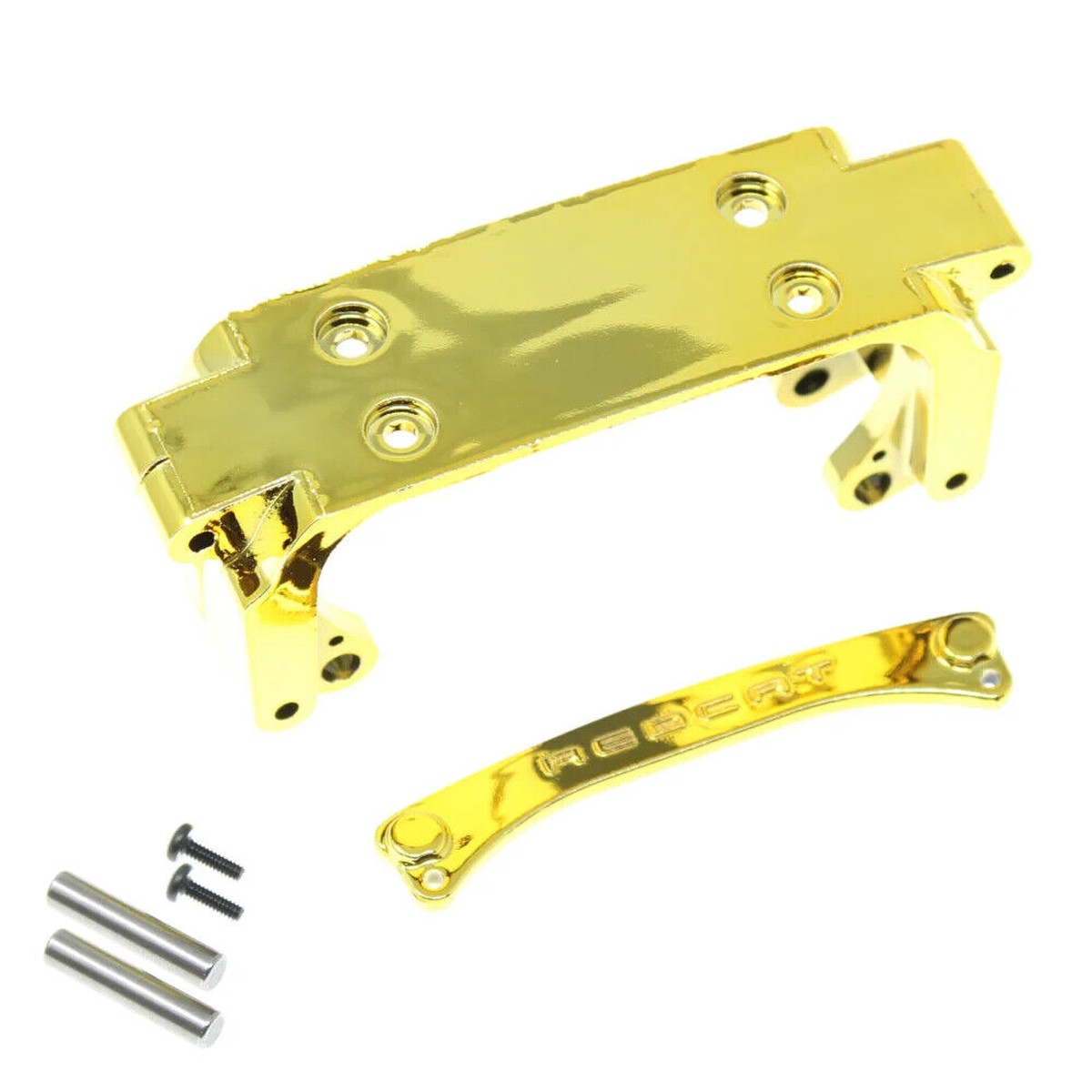 RedCat GOLD CHROME Parts FRONT SUSPENSION MOUNT & BRACE #RER25838