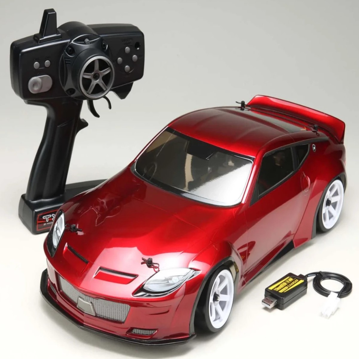 Yokomo 1/10 RC NISSAN FAIRLADY Z RZ34 RWD Drift w/ Gyro -RTR- *RED* #SD-RZ34R