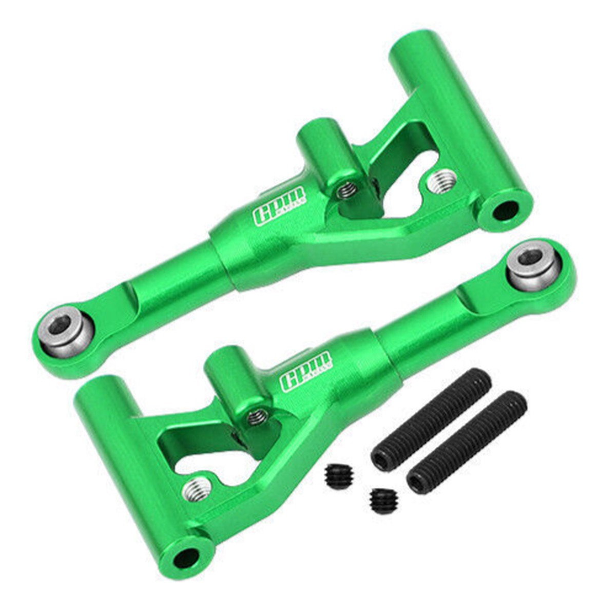 For Traxxas 1/10 4-TEC FRONT LOWER SUSPENSION ARMS For RWD TFM055 -GREEN-