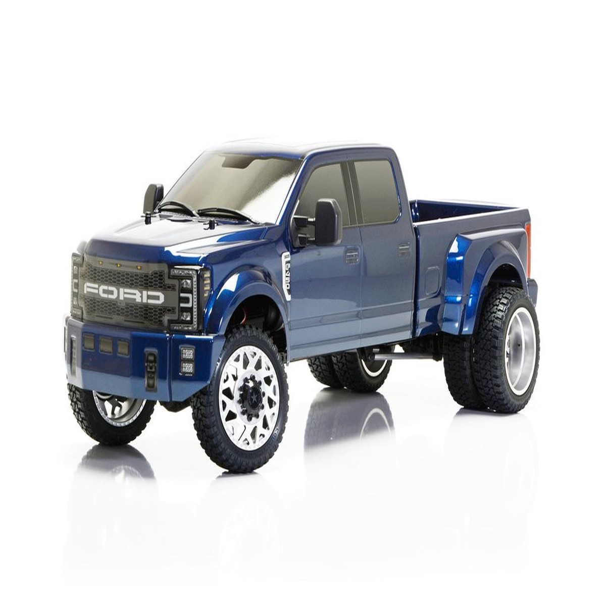 RC 1/10 FORD F450 Dually Pick Up BODY SHELL Pre-Painted -BLUE-