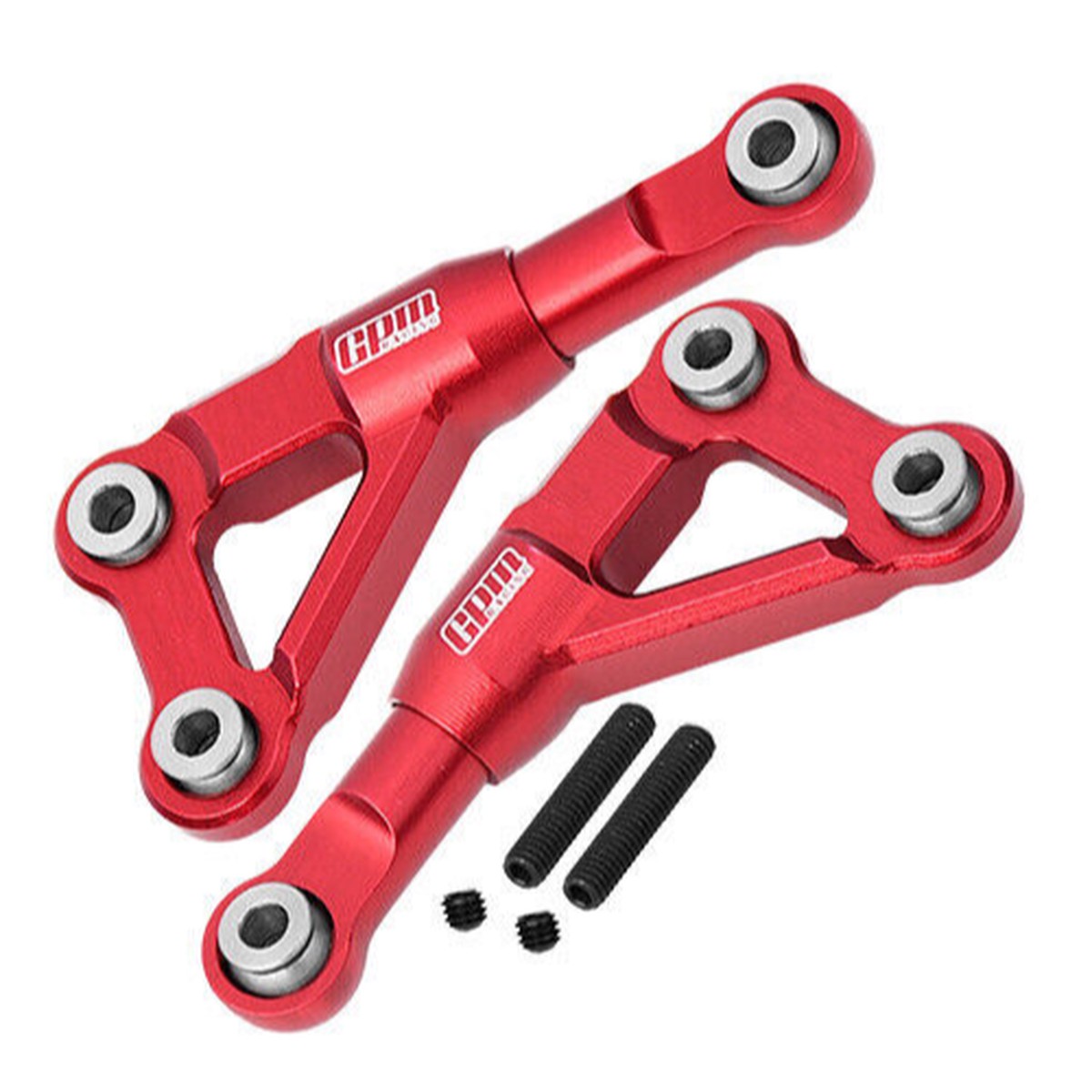 For Traxxas 1/10 4-TEC FRONT UPPER SUSPENSION ARMS For RWD TFM054 -RED-