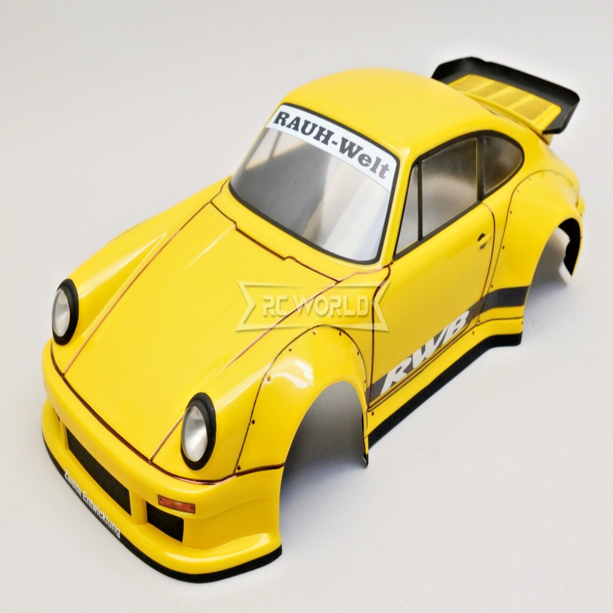 RC 1/10 BODY Shell PORSCHE 930 TURBO RWB Body *FINISHED* -YELLOW-