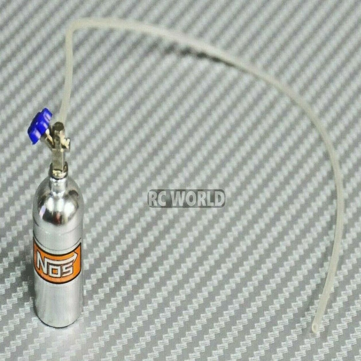1/10 NOS Nitrous Bottle Nitro Scale Accessories Silver