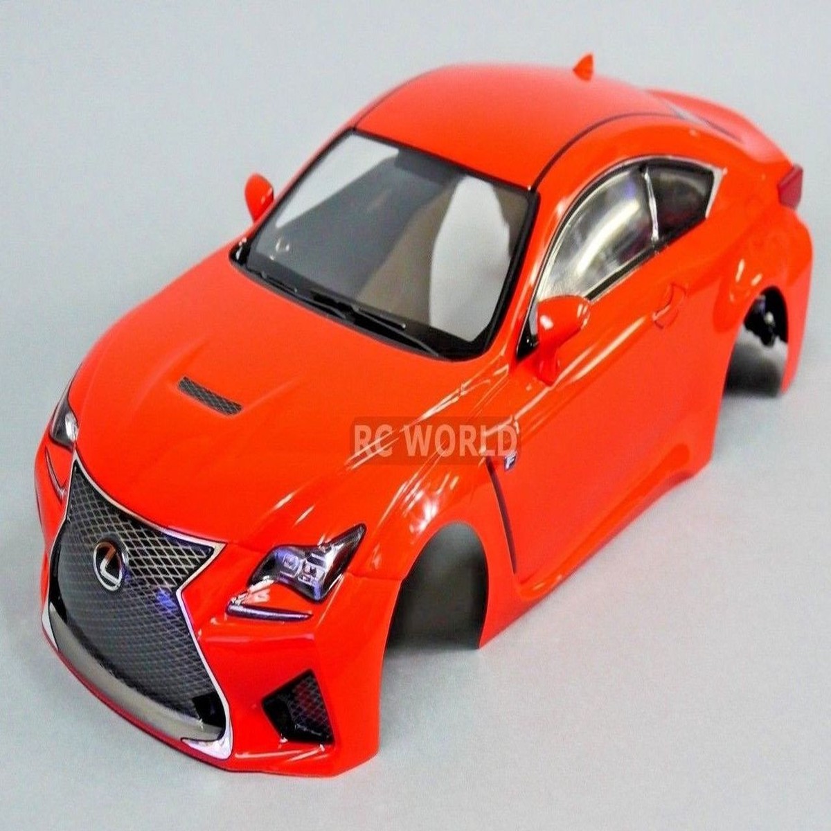 1/10 RC Car BODY Shell LEXUS RCF 190mm *FINISHED* RED
