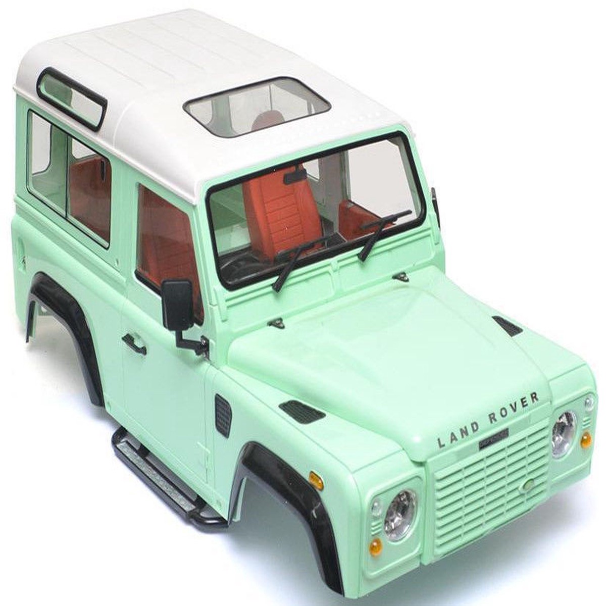 RC 1/10 Land Rover DEFENDER 90 W/ Interior D90 Scale Truck Hard Body