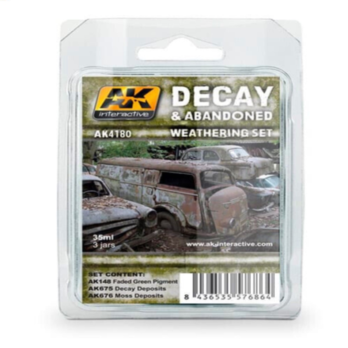 AK Interactive Decay & Abandoned Weathering Set AK4180