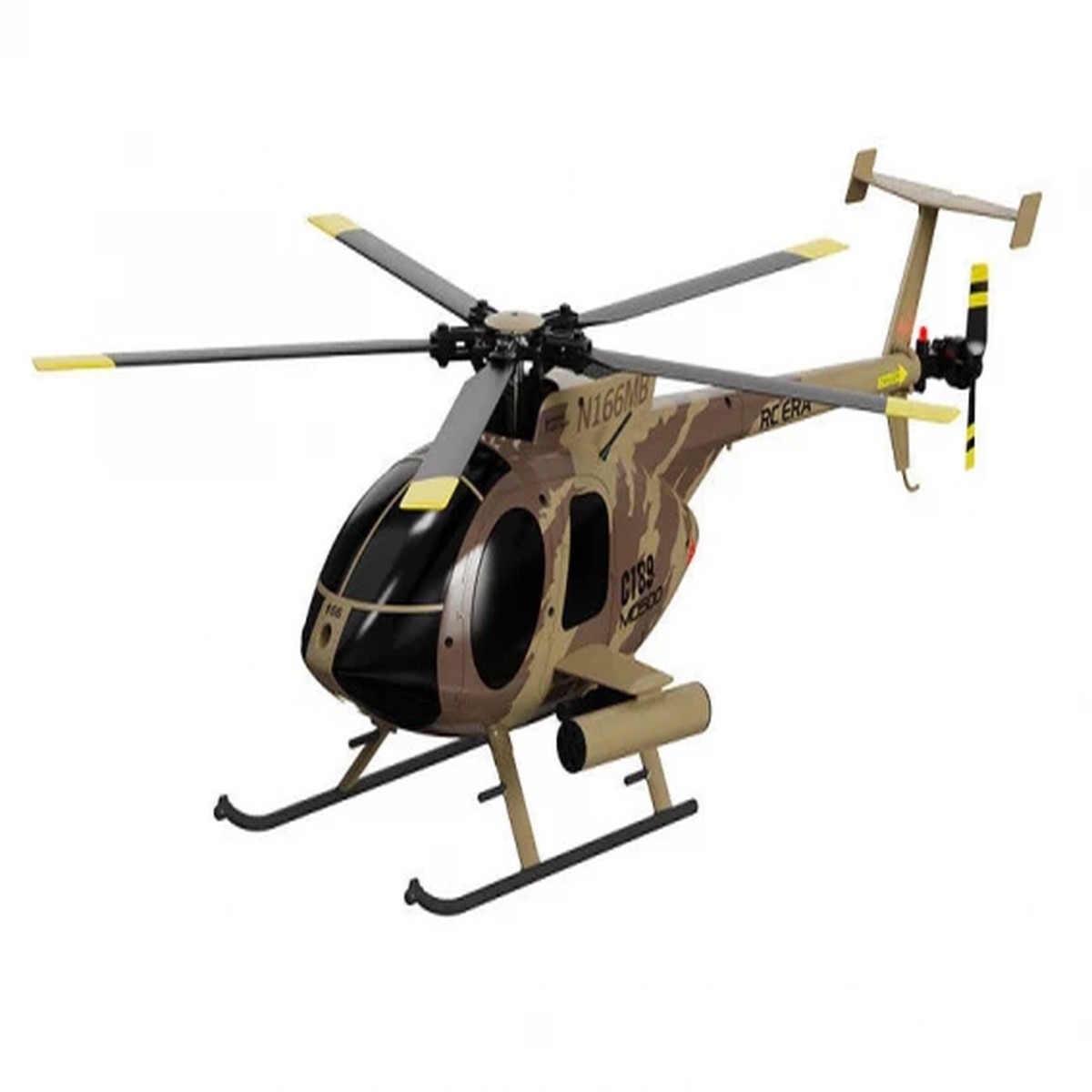 RC HELICOPTER 5 Blade HUGHES MD500 W/ Gyro 6CH 2.4ghz-RTF-*CAMO*