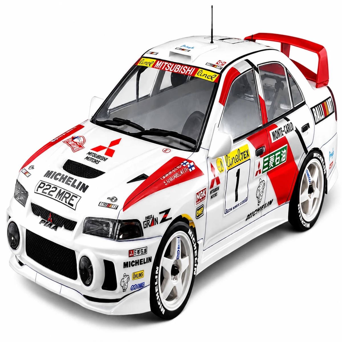 1/10 BODY Shell MITSUBISHI LANCER EVO VI Rally 1997 Body -FULL OPTION- *Clear*