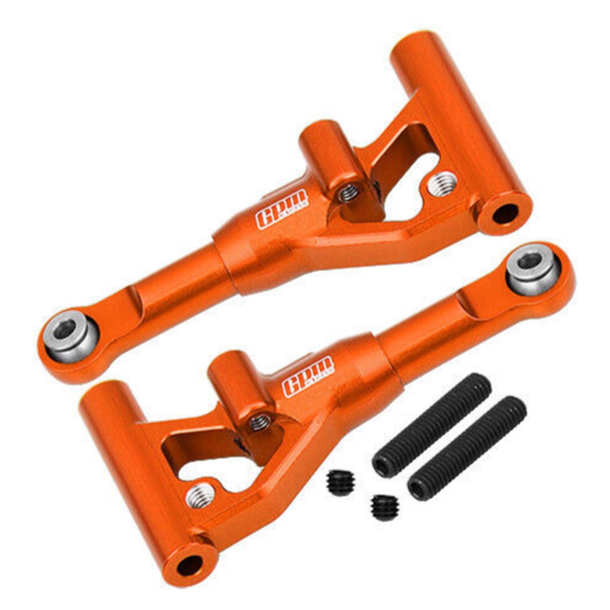 For Traxxas 1/10 4-TEC FRONT LOWER SUSPENSION ARMS For RWD TFM055 -ORANGE-