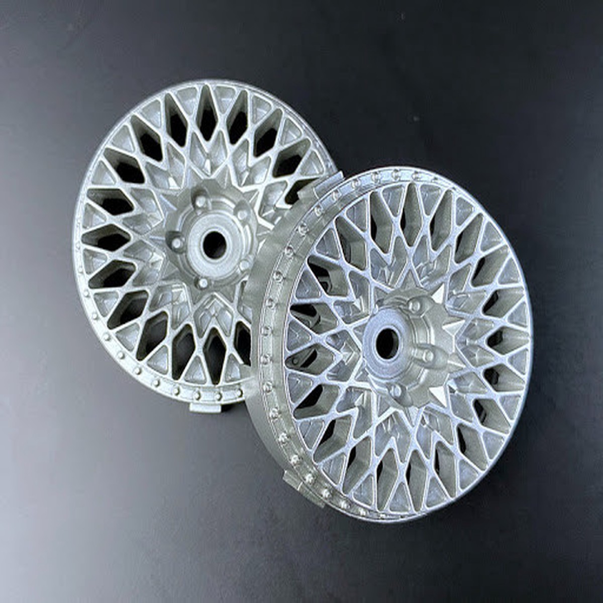 Tetsujin GRANSEEKER Car Wheels INSERTS Disk Adjustable Offset - SILVER - (4 pcs ) TT-7121