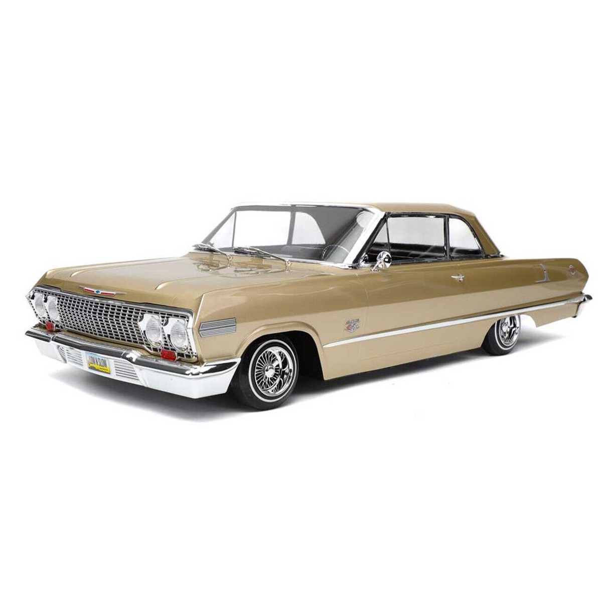 RC 1/10 Car BODY Shell 1963 Chevy IMPALA Low Rider -CLEAR- #RER37444