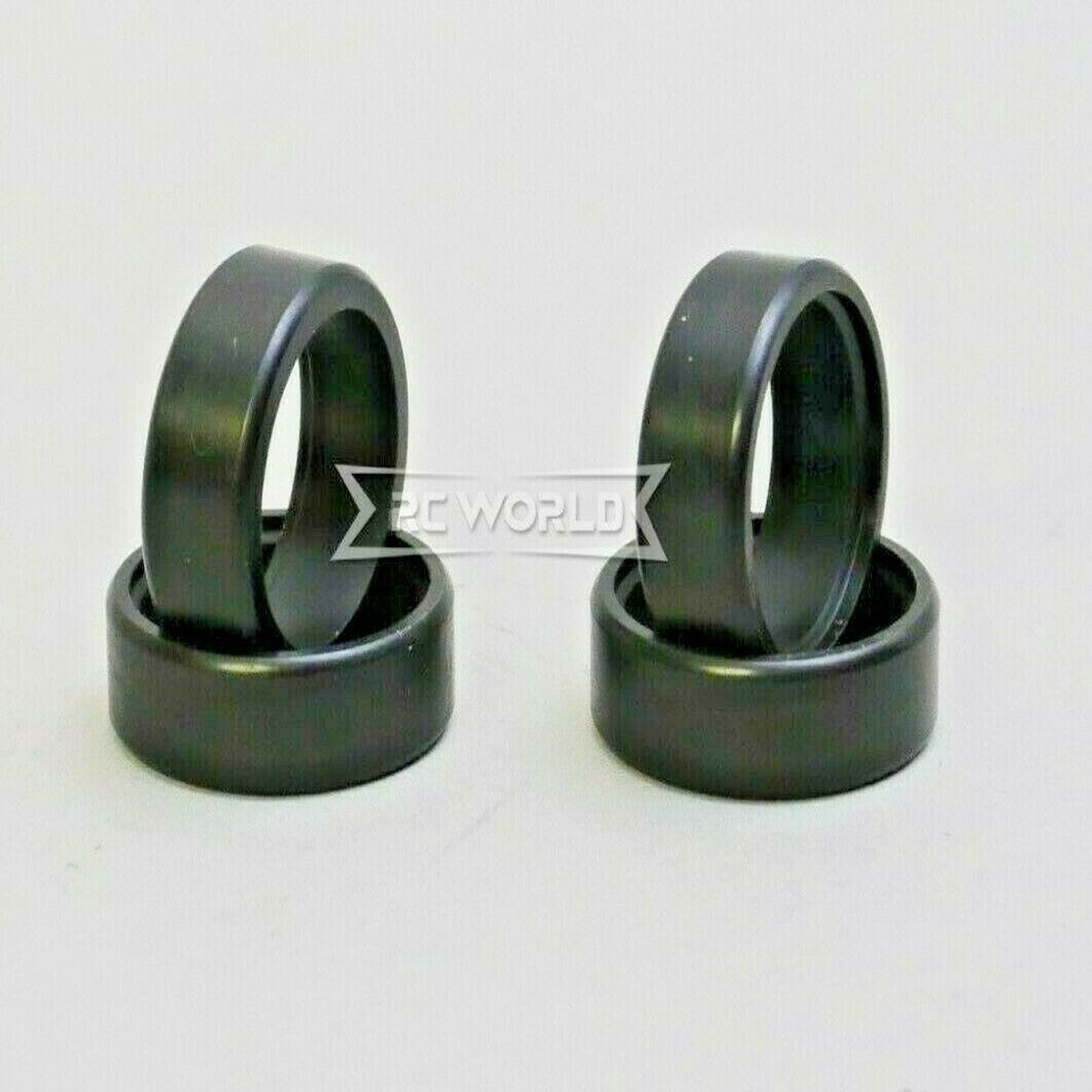1/28 Mini Z DRIFT TIRES Set Black FLAT Surface (4PC)
