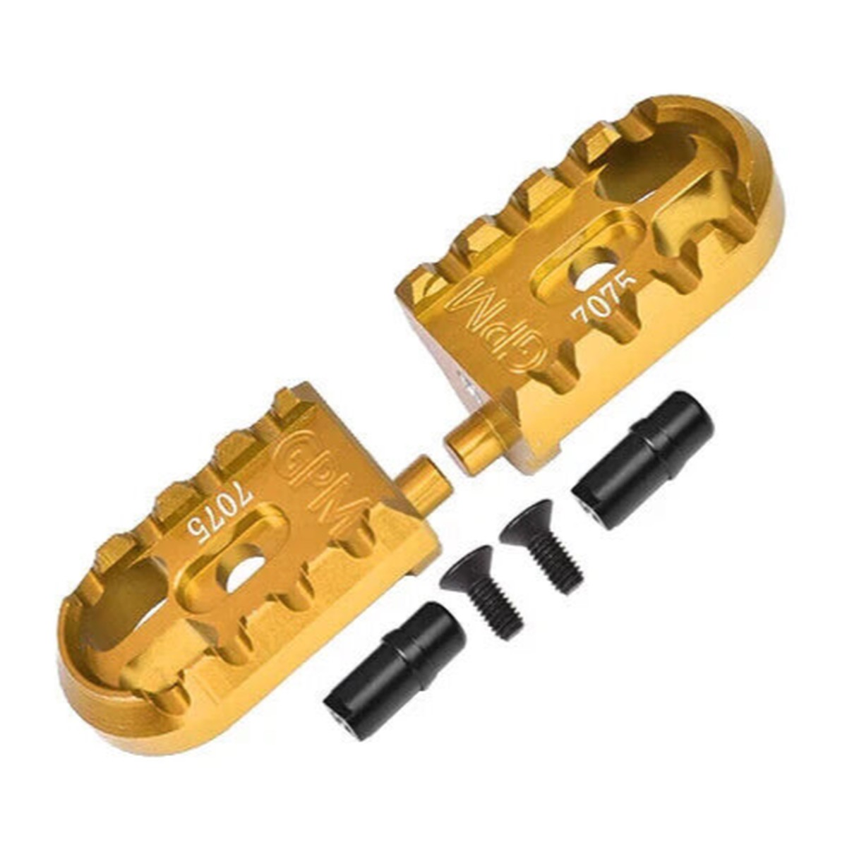 For 1/4 Losi Promoto Bike FOOT PEGS SET Metal Upgrade #MX014 -GOLD-