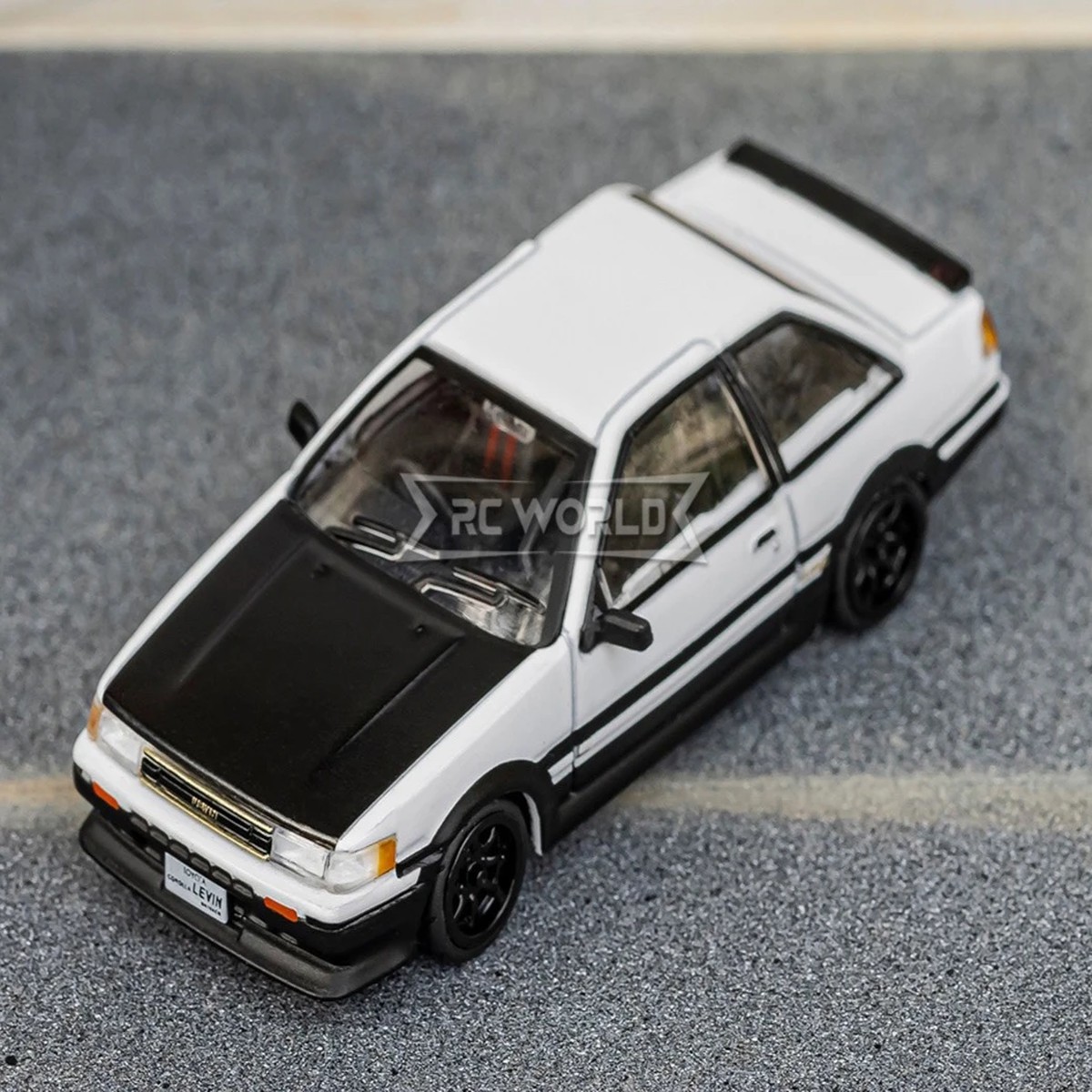 GCD 1/64 TOYOTA COROLLA LEVIN 1983 (RHD) Die Cast Car -WHITE-