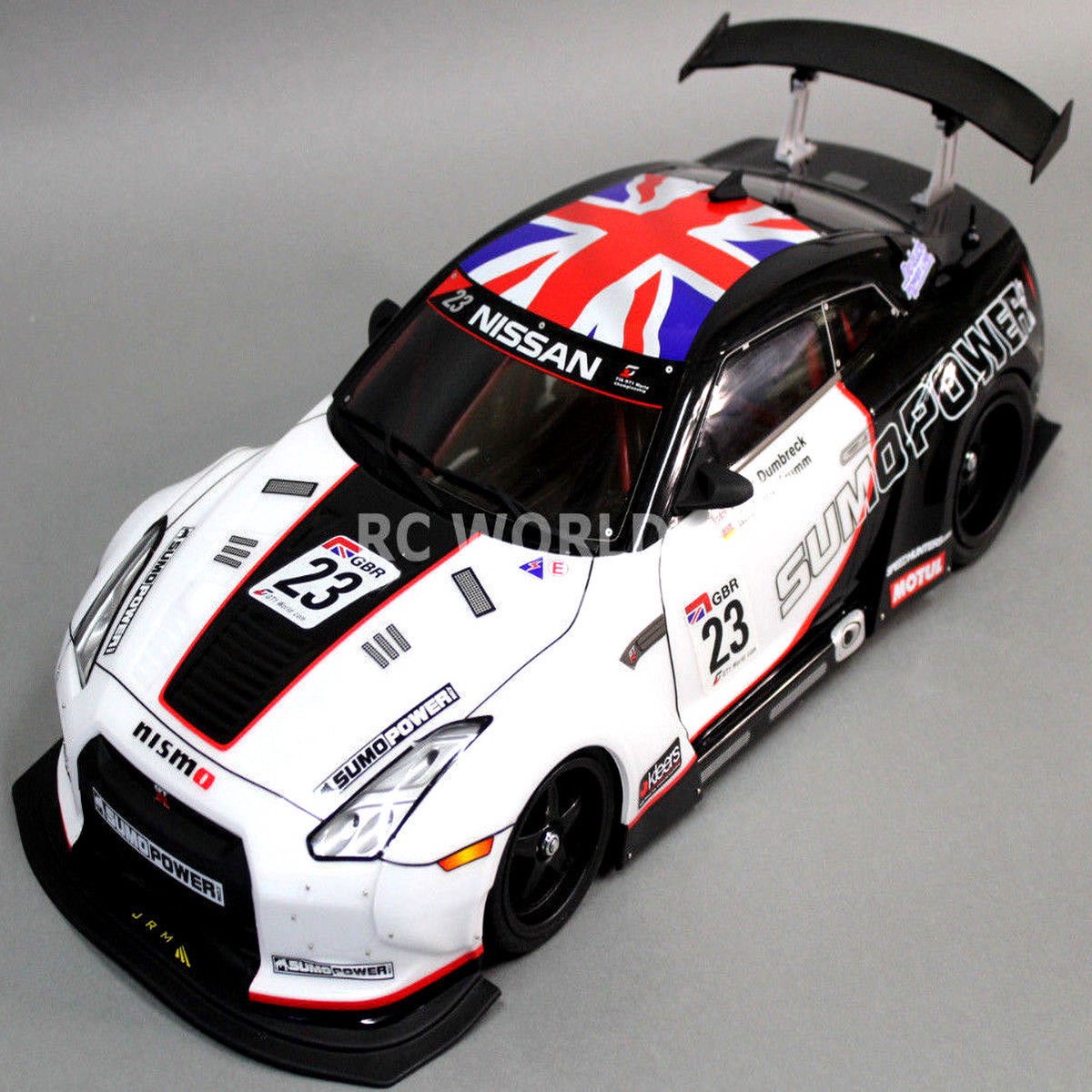 Rc 1/10 NISSAN GT-R Sumo Power Body Shell Rocket Bunny w/ Wide Kit