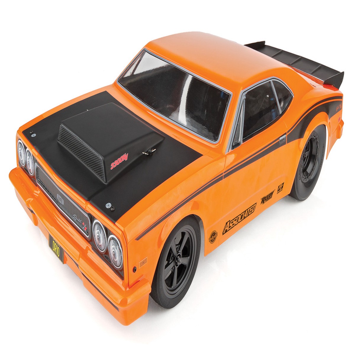 Team Associated DR10 RC Drag Race Car Brushless W/ 11.1V Lipo +Charger RTR -ORANGE-