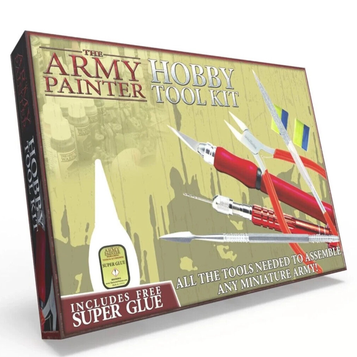 Army Painter HOBBY TOOL KIT Snipes, Drill, Blade, File, Glue #TL5050