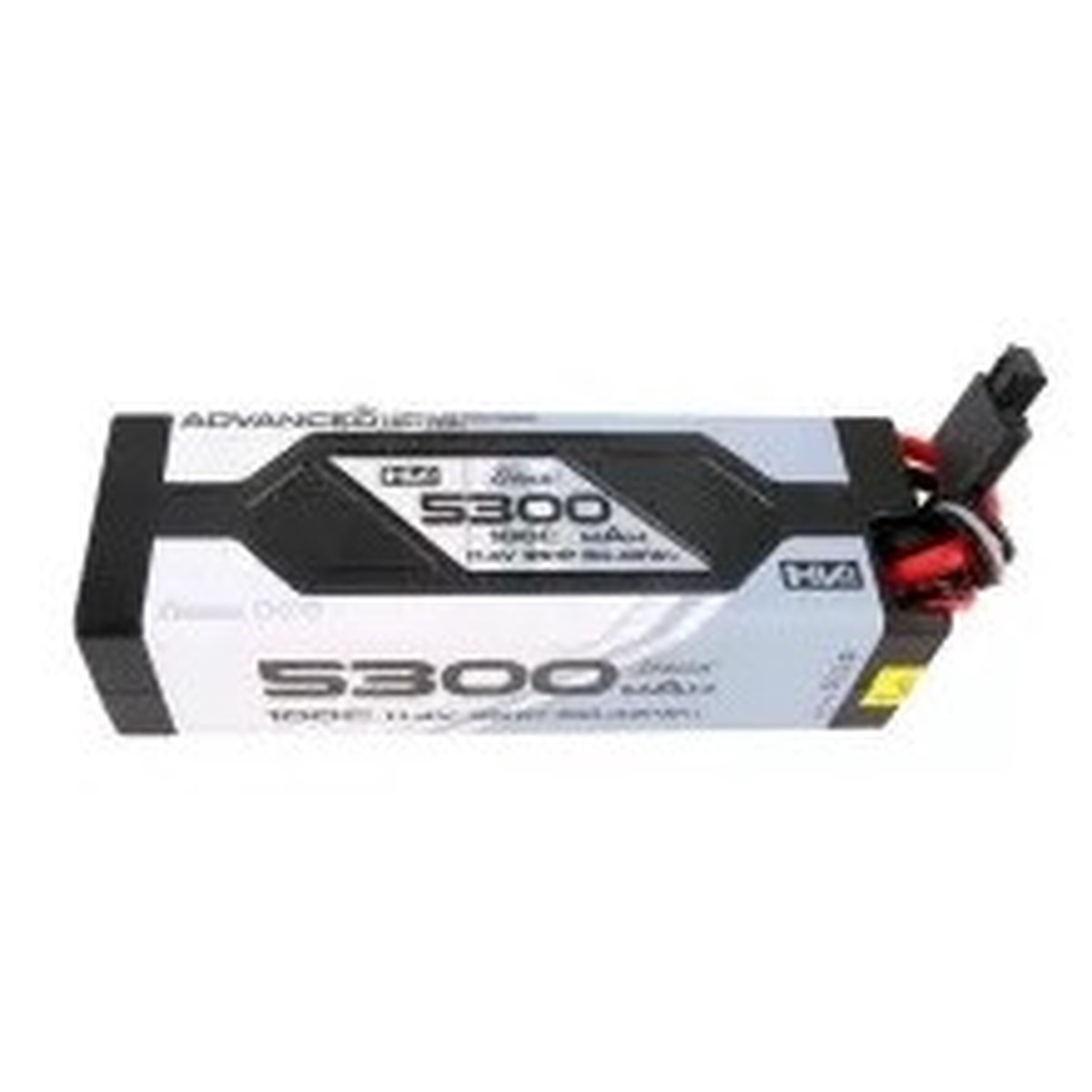 Gens Ace Advanced 5300mAh 3S 100C 11.4V Lipo Battery Pack with EC5 Plug 374g 138x46x38mm