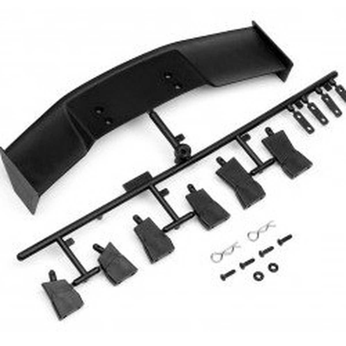 HP 85288 HPI Racing GT WING SET (TYPE D / 10TH SCALE / BLACK)