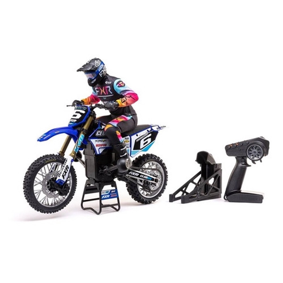 1/4 Promoto-MX Motorcycle RTR, Club MX Blue by LOSI