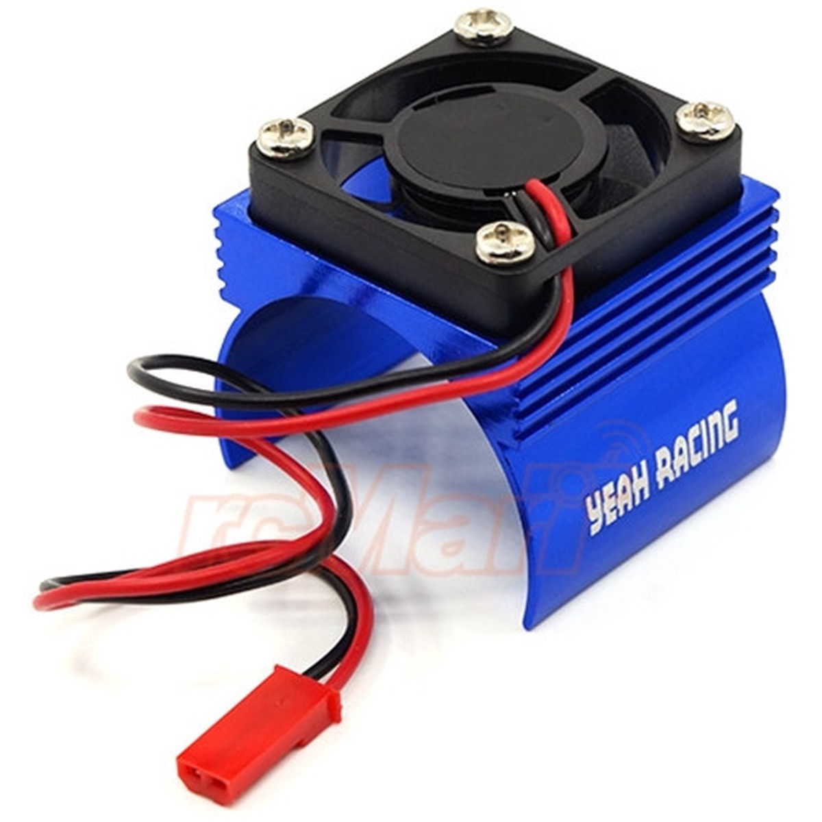 Aluminum 540 Motor Heat Sink w/ Cooling Fan Blue