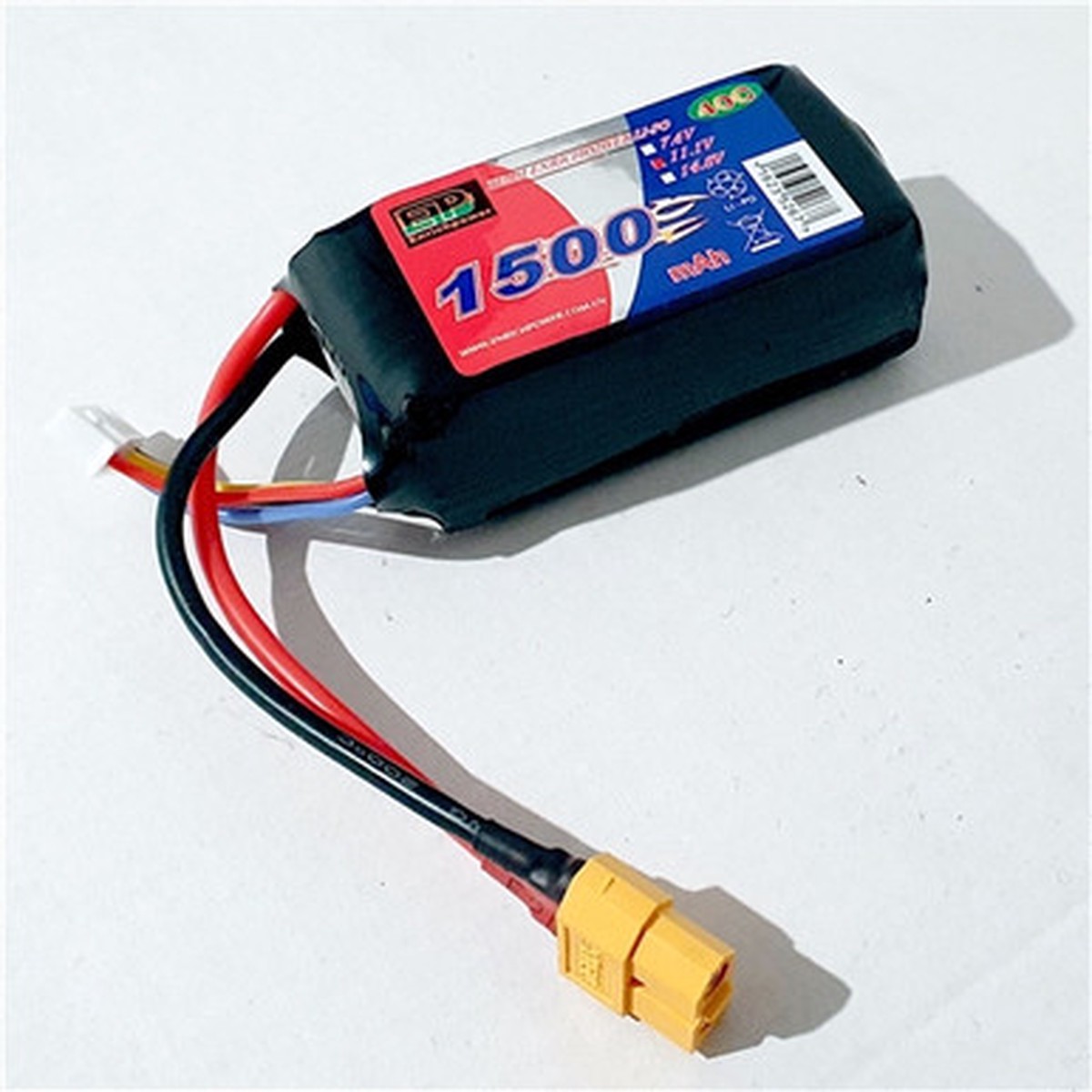 ENF LP3S-1500 Enrichpower LiPo Battery 11.1V 1500mAh 40C XT60