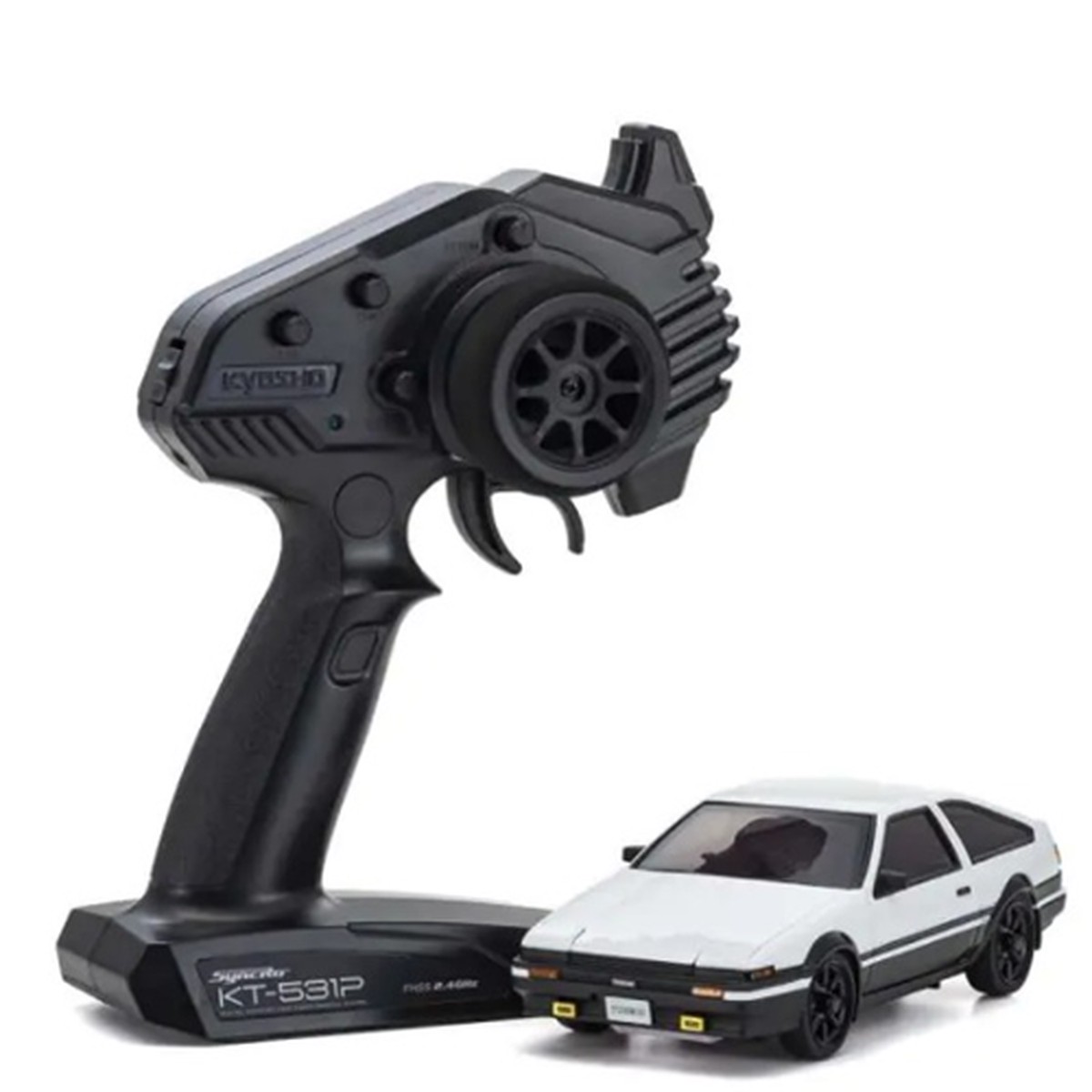 KYO 32635WBK-B Kyosho EP RS MINI Z AWD Toyota SPRINTER TRUENO AE86 White