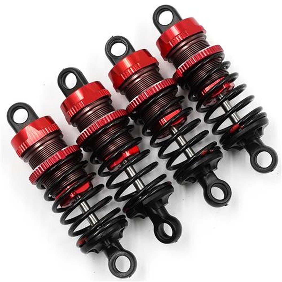 BBG-0050RD ALU BIG BORE GO 50MM DAMPER SET 4PCS FOR 1/10 TOURING