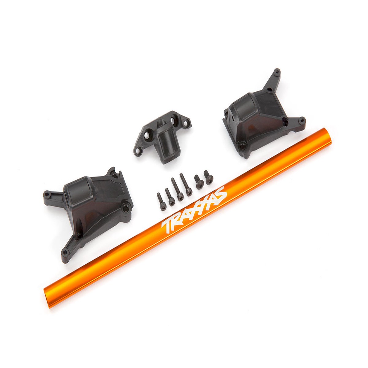 Traxxas 6730A Chassis brace kit, orange (fits Rustler 4X4 and Slash 4X4 equipped with Low-CG chassis)