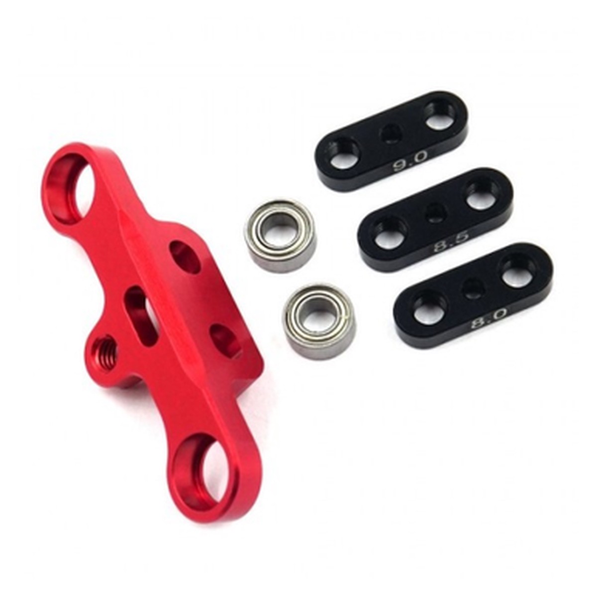 ALUMINUM ADJUSTABLE ACKERMANN STEERING PLATE FOR EXECUTE XQ10 XQ10F