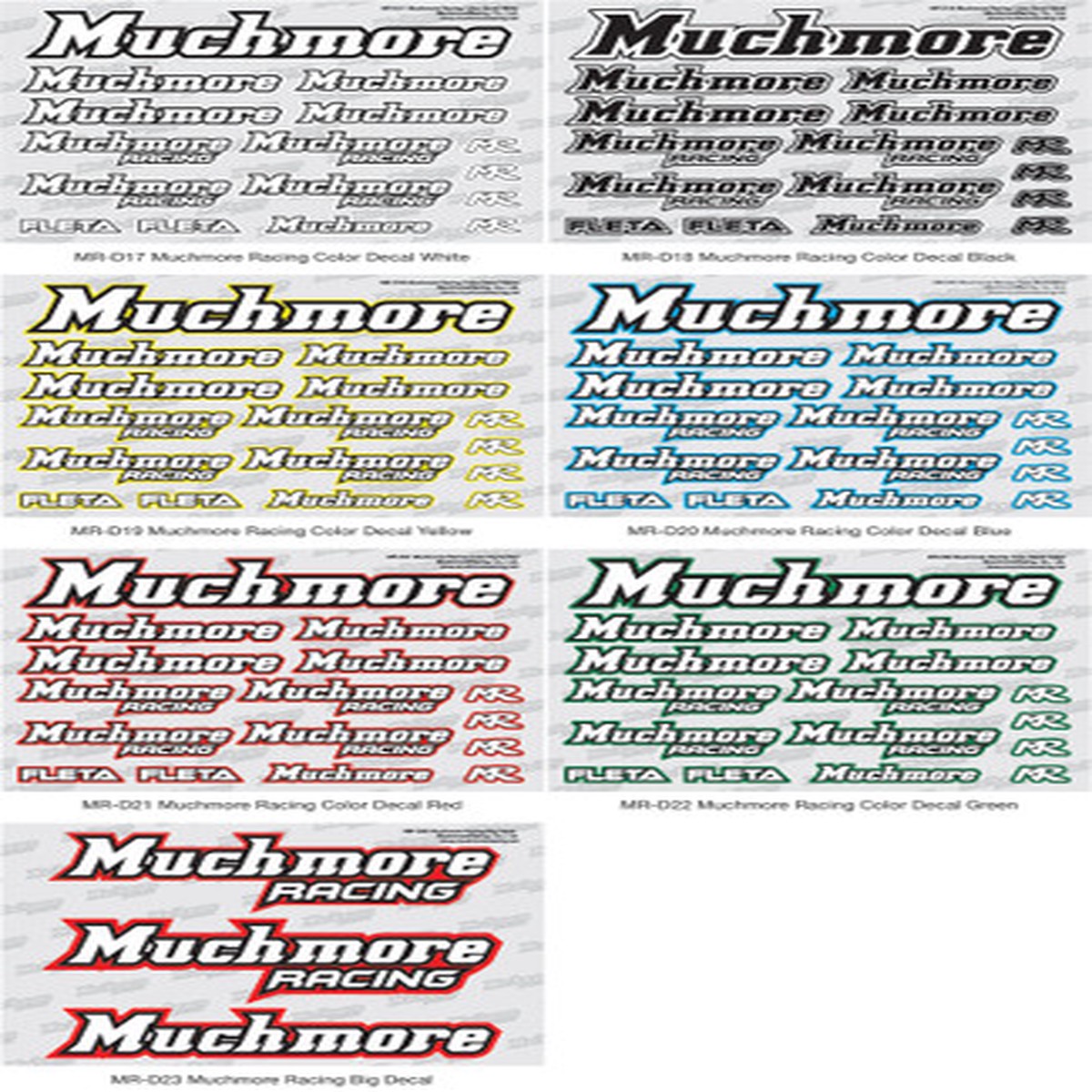 MUCHMORE RACING BIG DECAL