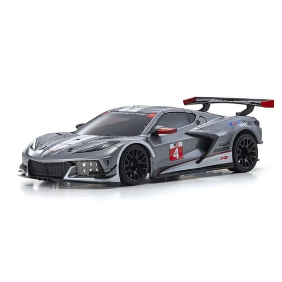 KYO 32356GMW-B Kyosho MINI-Z RWD MR-04 CHEVROLET CORVETTE C8.R #4 Gunmetal / White