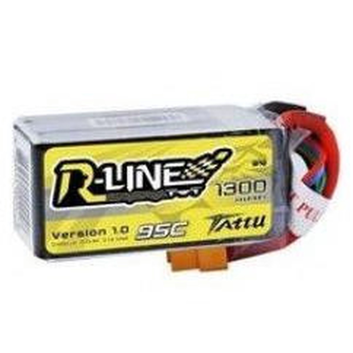 Tattu RL 1300mAh 4S 95C With XT60 Plug 76x35x30mm 164g