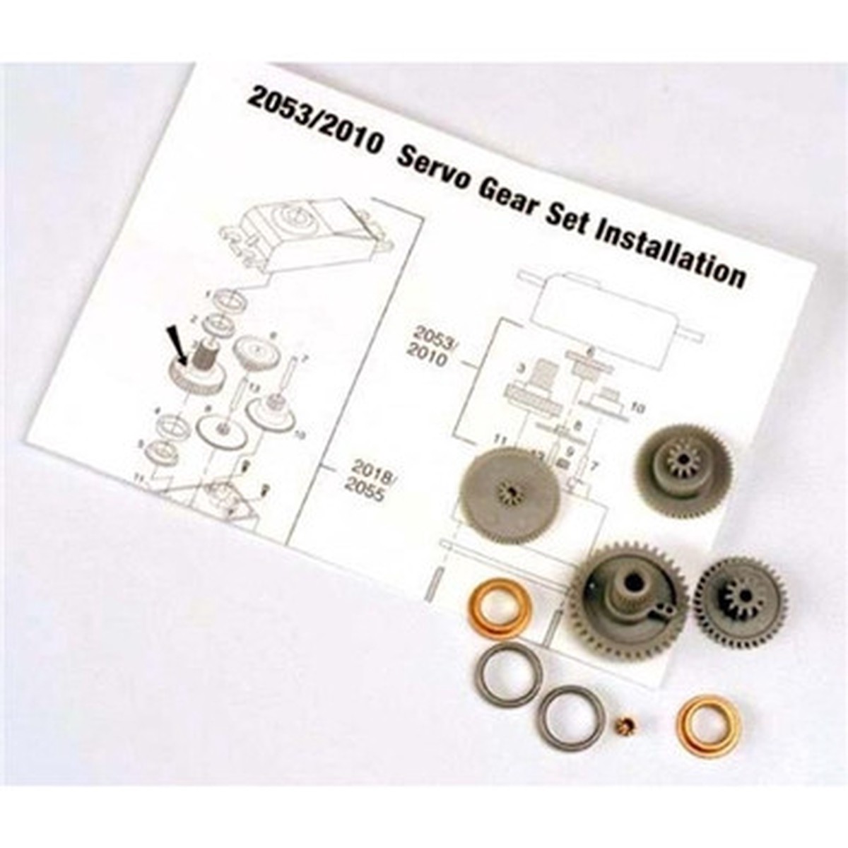 Traxxas 2053 - Gear Set (For 2055 2056 Servos)