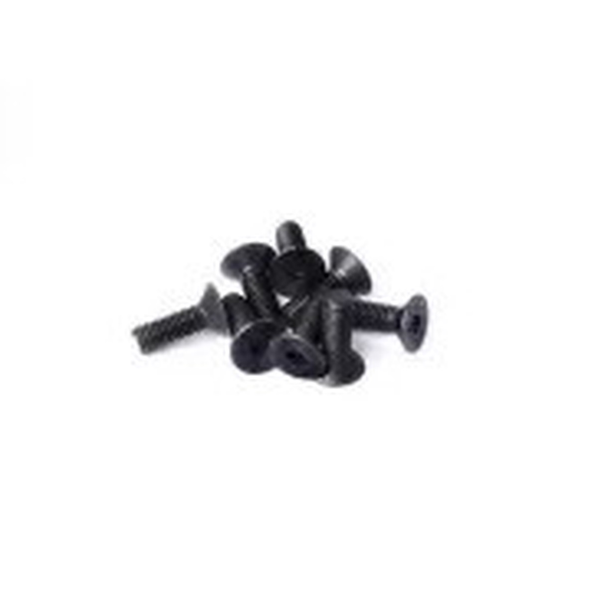4x12mm Flat Head Hex Hardened Steel Countersunk Screw (w/container) (8) by Koswork
