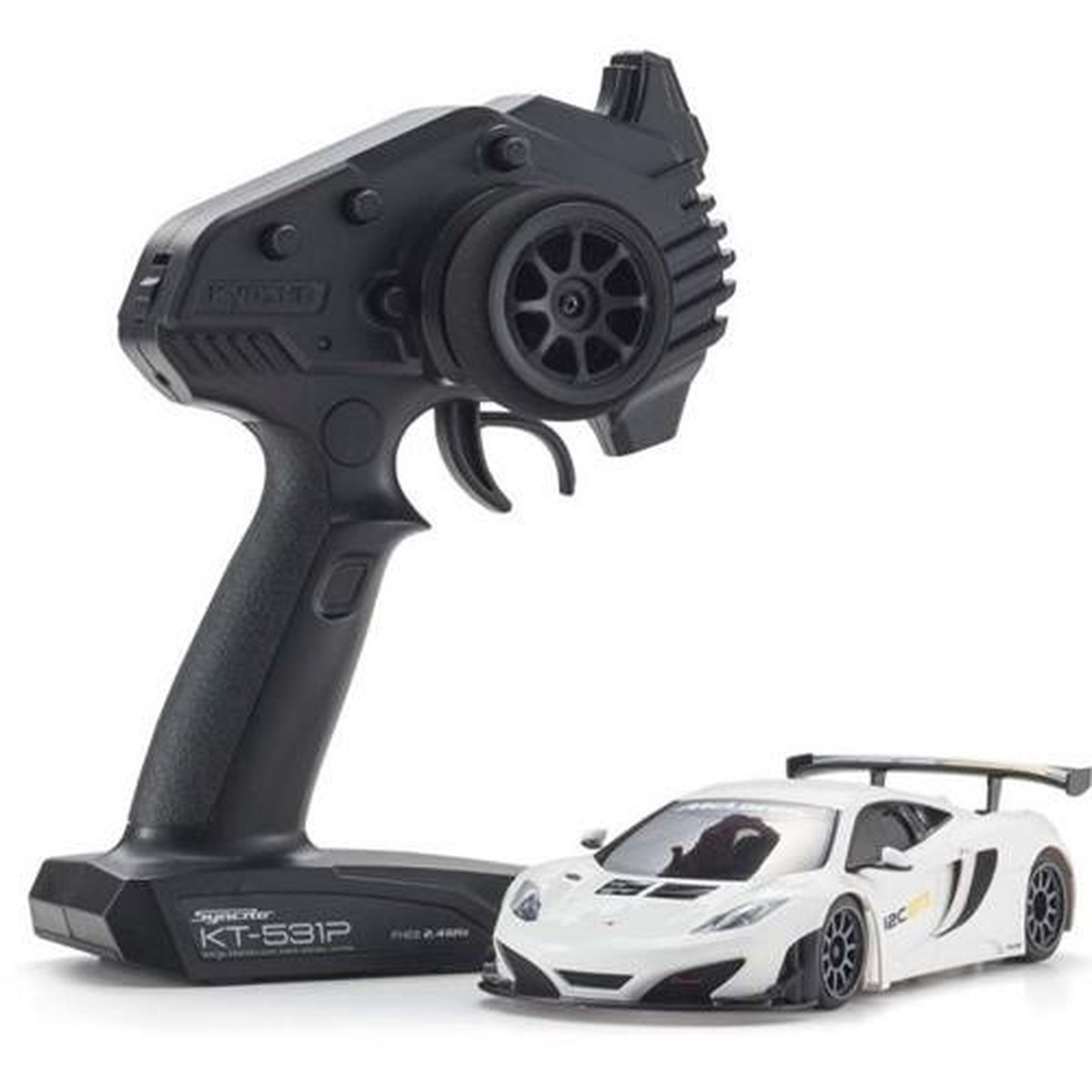 KYO 32343W-B Kyosho EP RS MINI-Z RWD readyset McLaren 12C GT3 2013 White
