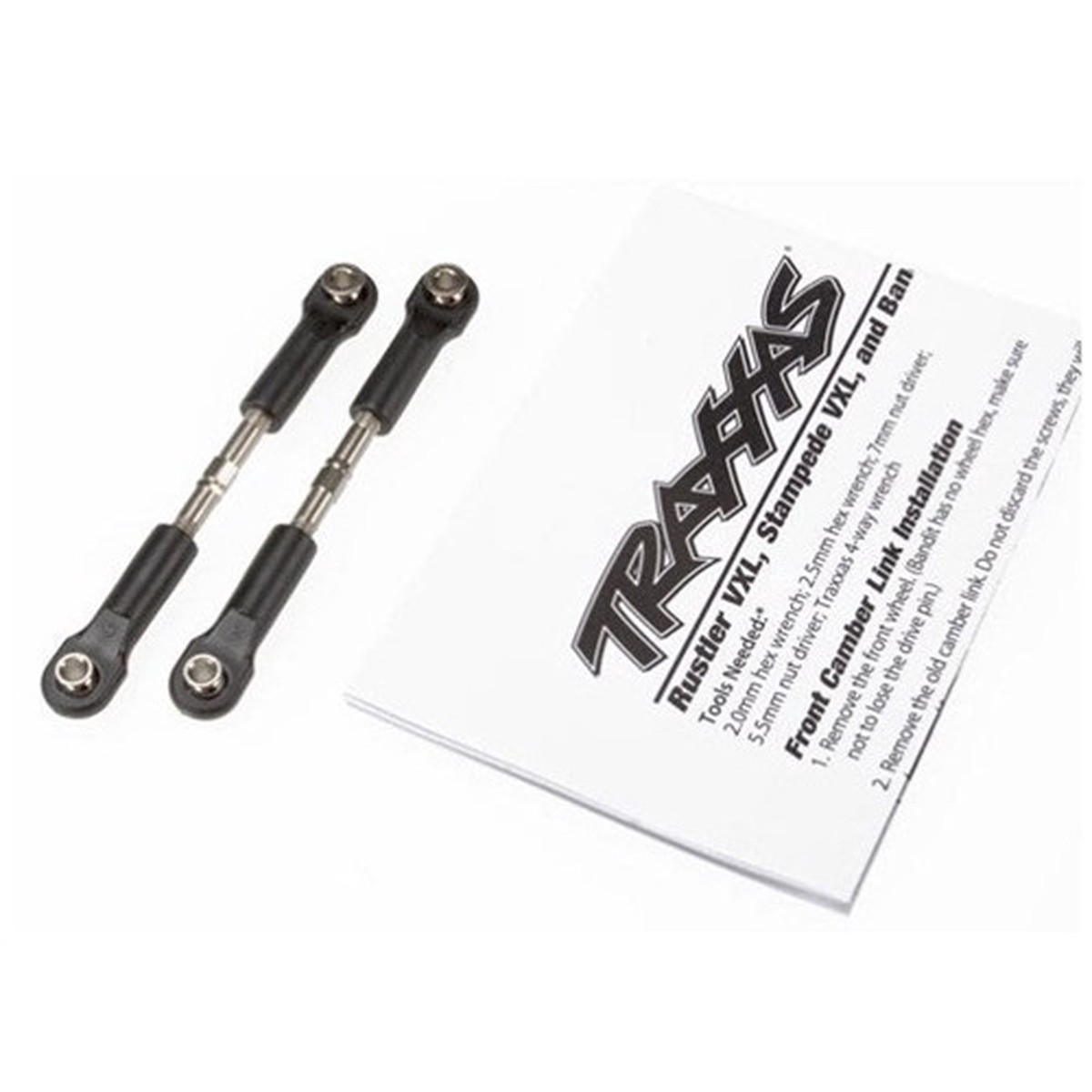 Traxxas 2443 - Turnbuckles camber link 36mm (56mm center to center) (rear) (assembled with rod ends and hollow balls) (1 left 1 right)