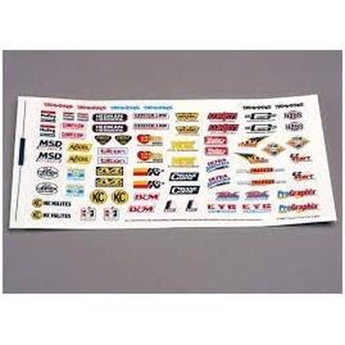 Decal sheet, racing sponsors