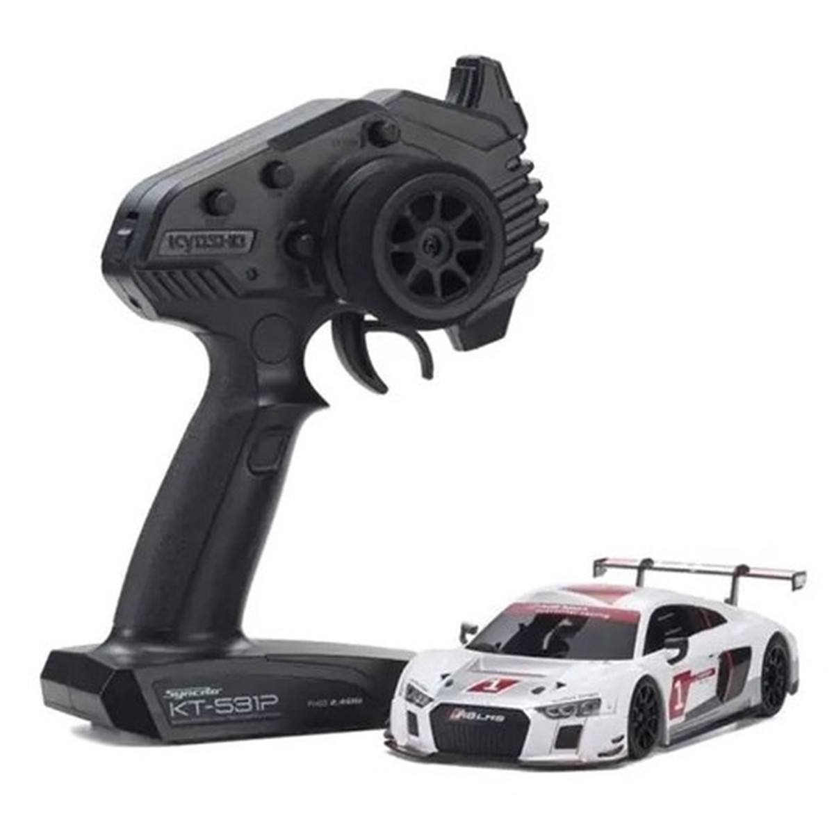 KYO 32357AS-B Kyosho MINI-Z RWD MR-04 readyset Audi R8 LMS 2015 White