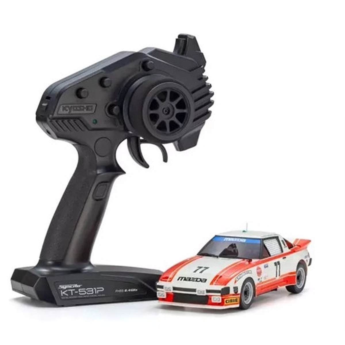 KYO 32365R-B Kyosho MINI-Z RWD MR-04 Mazda Savanna RX-7 (SA22C) "1979 DAYTONA CAR No.77"