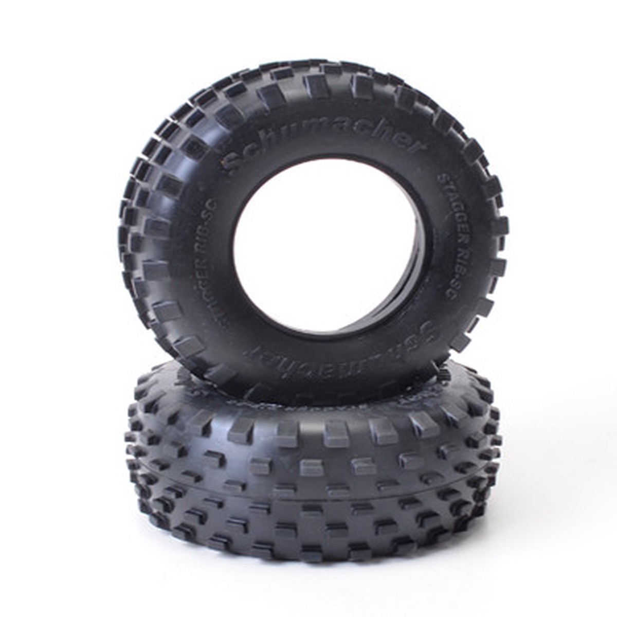 SHORT COURSE STAGGER RIB TIRES-YELLOW