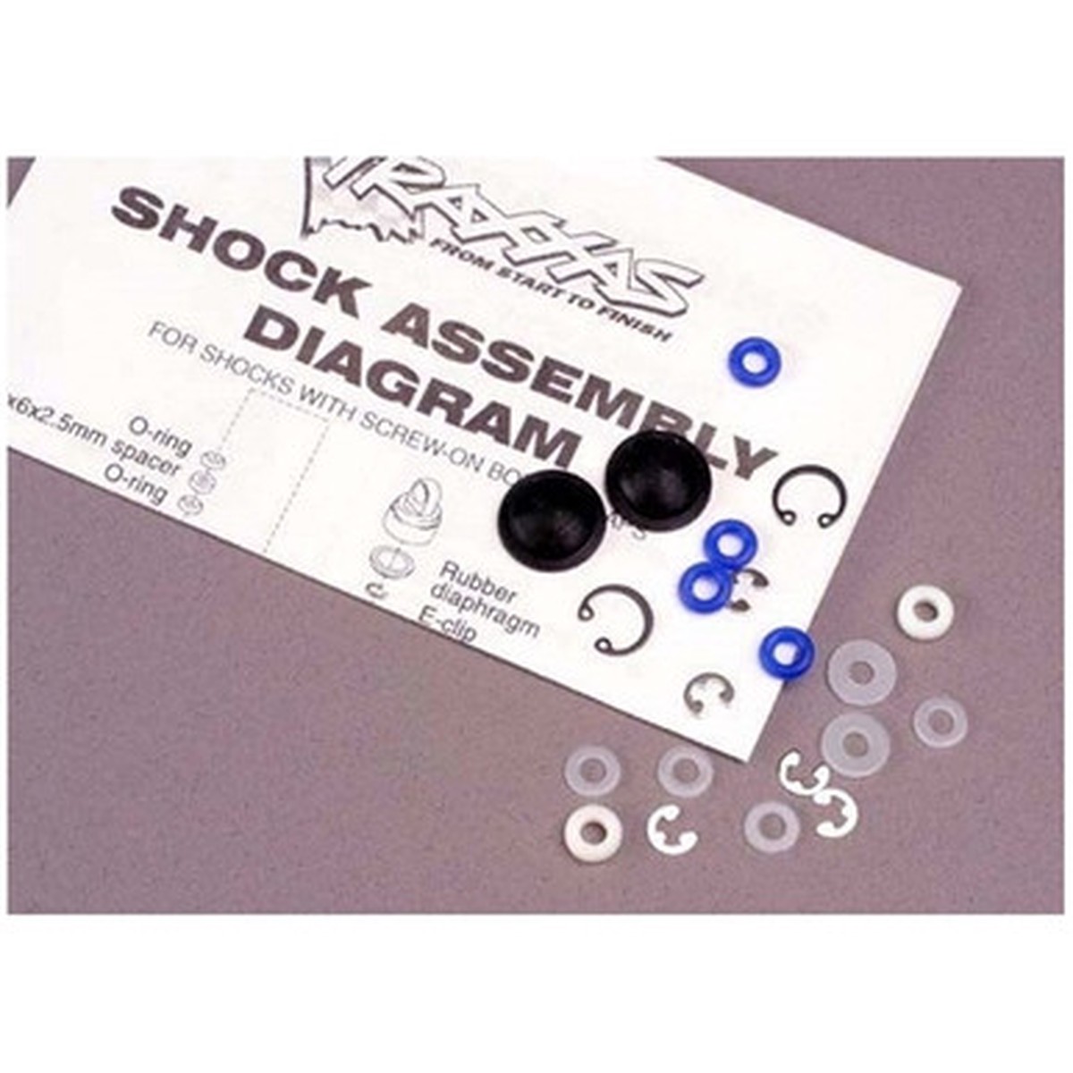 Traxxas 2362 - Shock Rebuild Kit (For 2 Shocks)