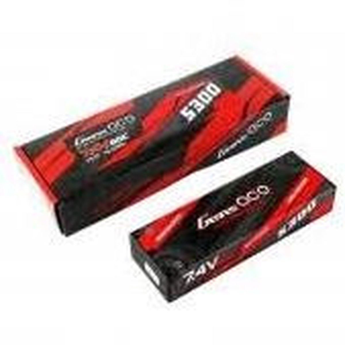 GENS ACE 5300MAH 2S 7.4V 60C HARD CASE WITH 4MM PLUG