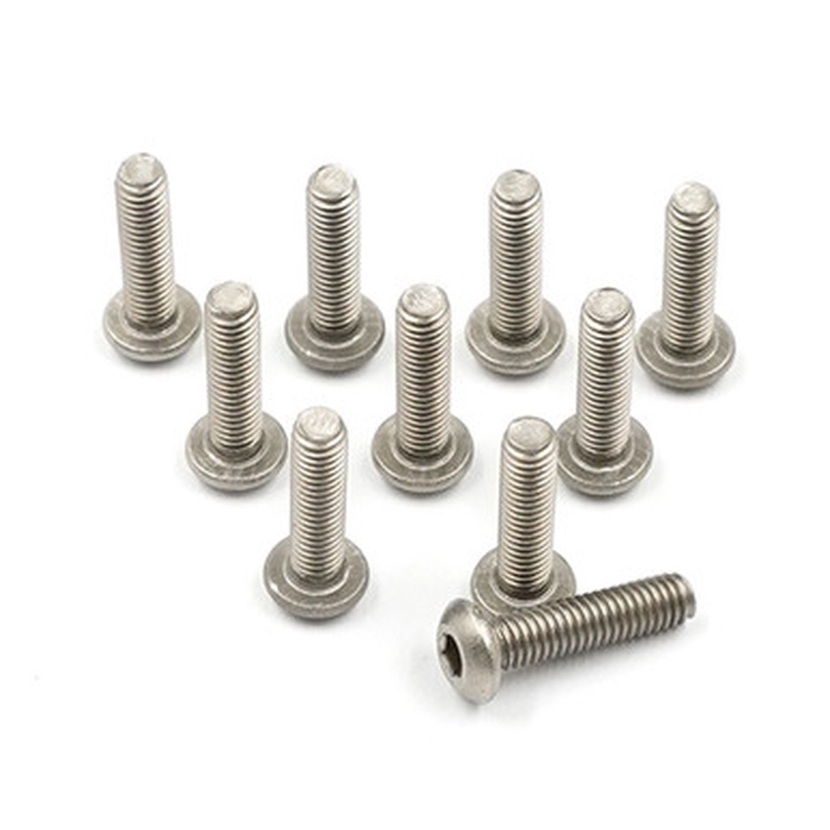TITANIUM HEX SOCKET B/HEAD MACHINE SCREW 3X12MM